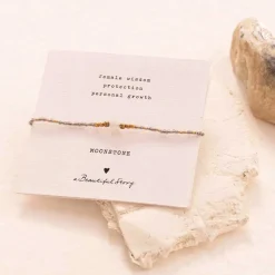 IRIS CARD MOONSTONE BRACELET