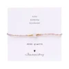 IRIS CARD ROSE QUARTZ BRACELET