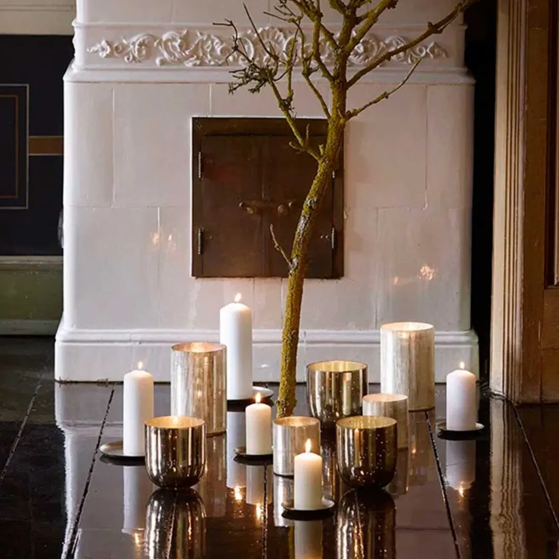 IRIS CYLINDERLYSESTAGE 11 CM | SØLVLOOK