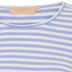 JOSIANE LS T-SHIRT | CELESTE/GREGGIO