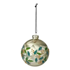 JULEKUGLE D8CM | GREEN/CHAMPAGNE