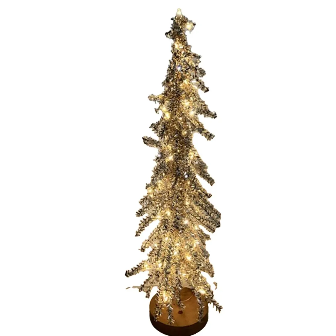 JULETRÆ M/80LED H50CM | CHAMPAGNE