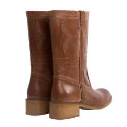 JULIA WESTERN STITCHING | COGNAC