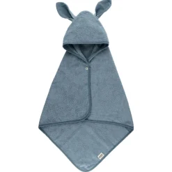 KANGAROO HOODIE TOWEL BABY | PETROL
