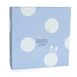 KANIN BLÅ, NUSSEKLUD 26CM