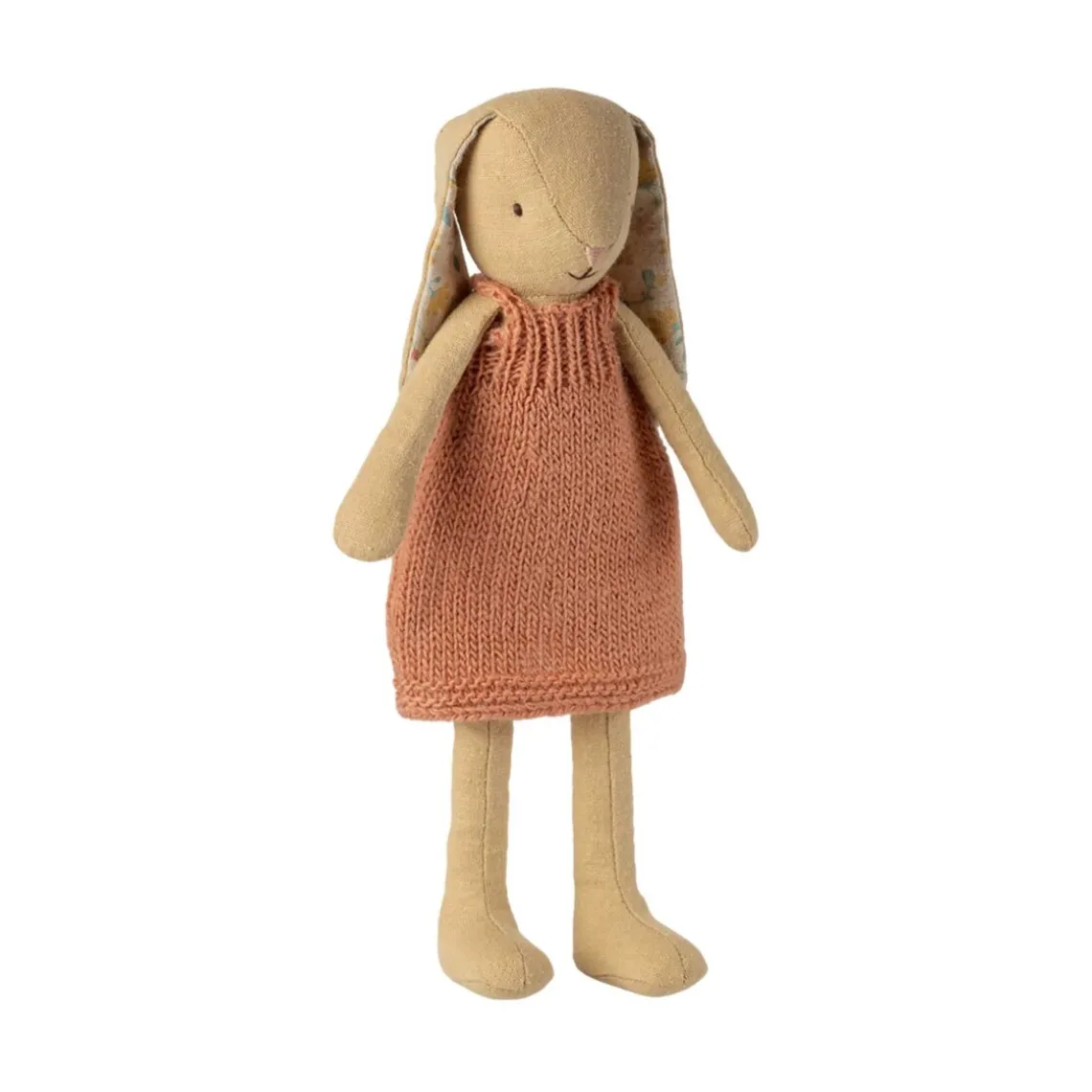 KANIN STR. 2 - CREMEGUL - STRIKKET KJOLE