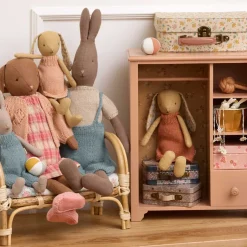 KANIN STR. 2 - CREMEGUL - STRIKKET KJOLE