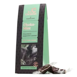KARAMELLER I ÆSKE - 90G | CHOKO/MINT