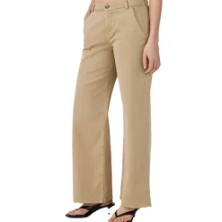 KARMEY CHINO WIDE PANTS | KHAKI