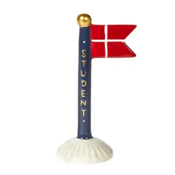 KERAMIKFLAG STUDENT 14 CM | BLÅ