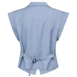 KIANA PIN VEST | PALE BLUE