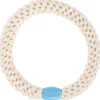 KKNEKKI HÅRELASTIK | IVORY BLUE BEAD