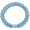 KKNEKKI HÅRELASTIK | LACE SEA BLUE GLITTER