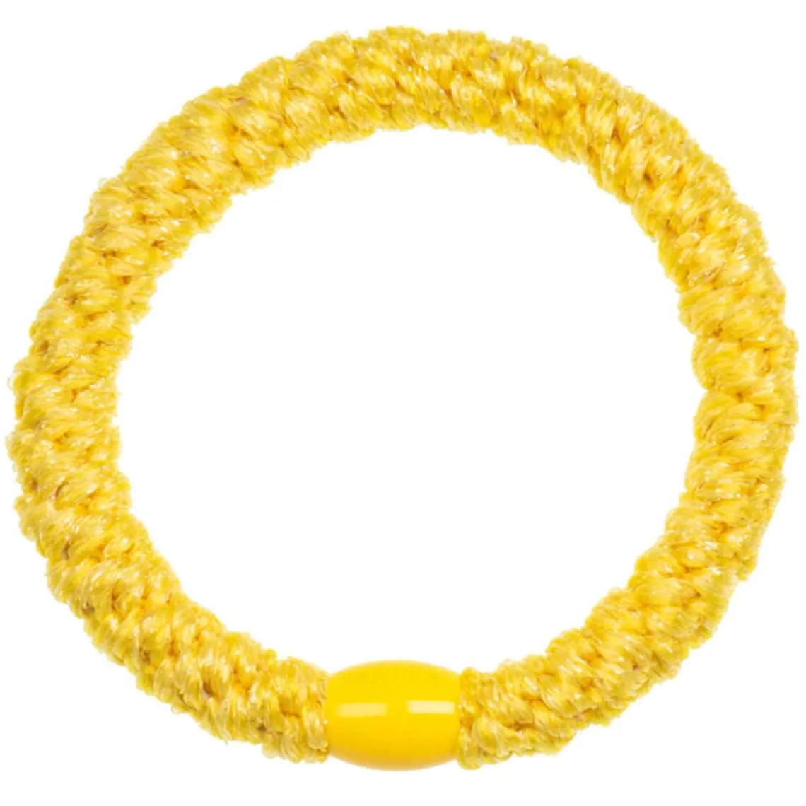 KKNEKKI HÅRELASTIK | YELLOW GLITTER