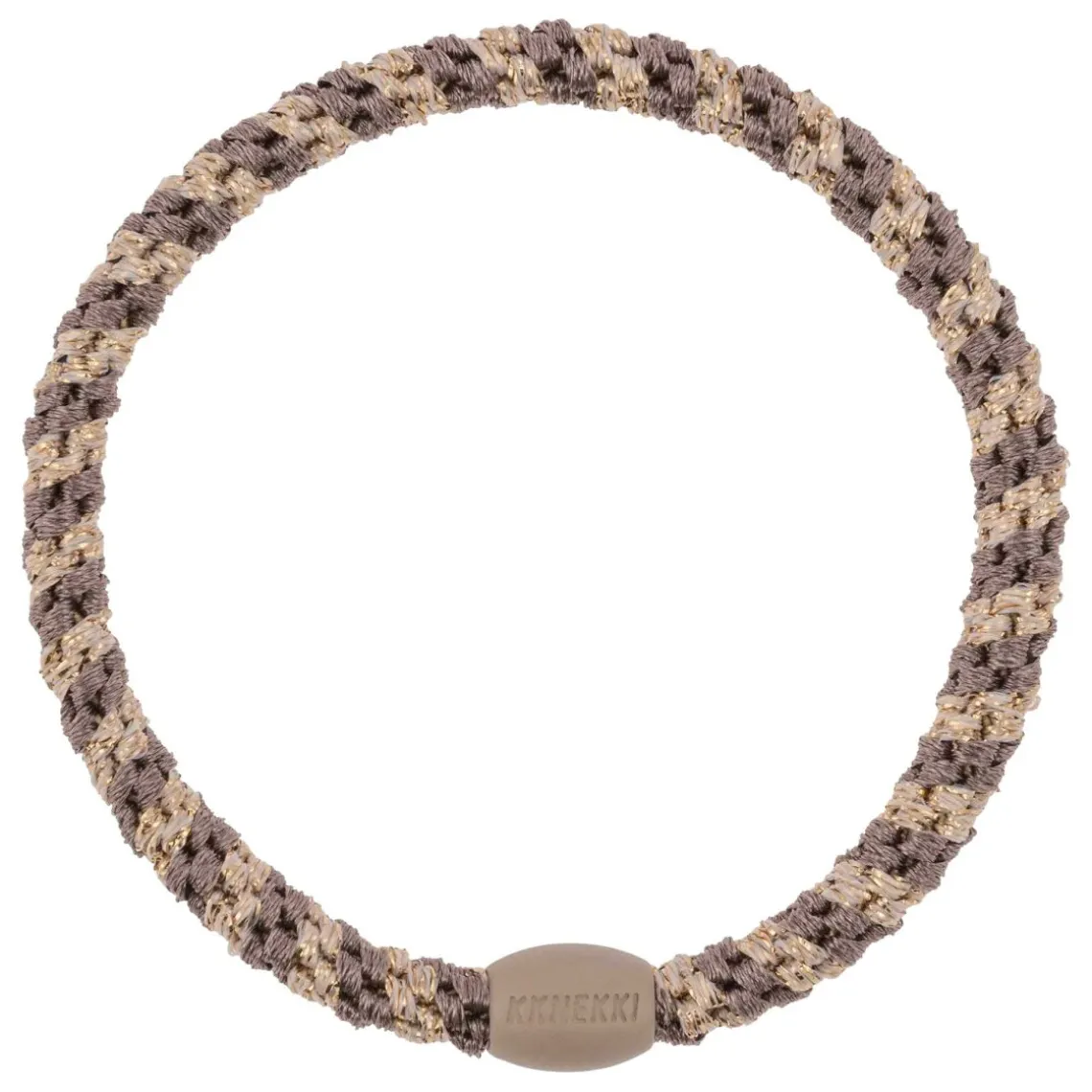 KKNEKKI SLIM ELASTIK | MOLE-BEIGE GLITTER