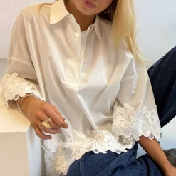 KLARA EMBROIDERY BLOUSE | WHITE