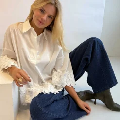 KLARA EMBROIDERY BLOUSE | WHITE