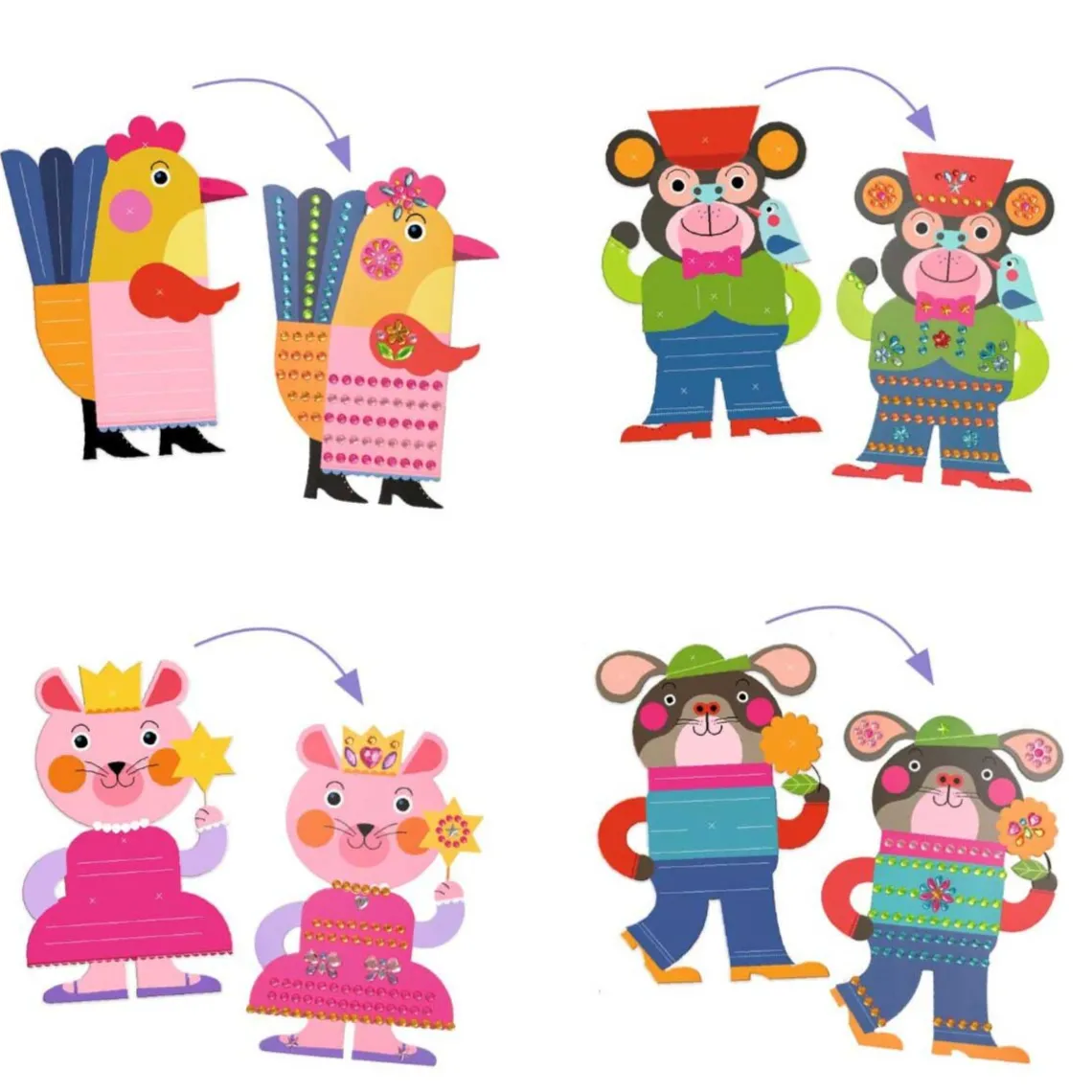 KLISTERMÆRKER - DYR DER GLIMTER