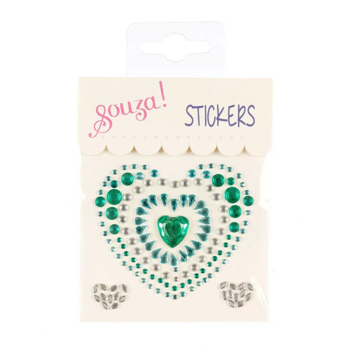 KLISTERMÆRKER HJERTE - GRØN