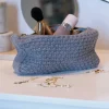 KNITTED CLUTCH | GREY MELANGE