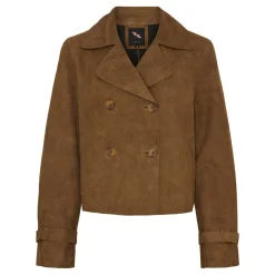 KORT TRENCHCOAT I RUSKIND | CARAMEL