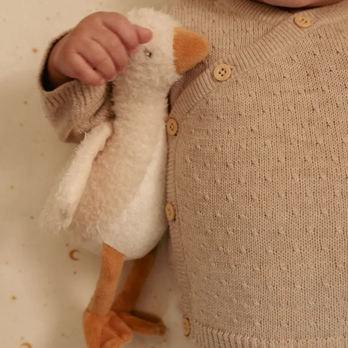 KRAMMEBAMSE BABY GOOSE 17CM