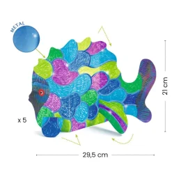 KREATIV M/PAPIR - 3 STORE FISK