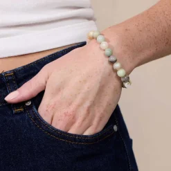 KRYSTAL ARMBÅND 8 MM | AMAZONIT