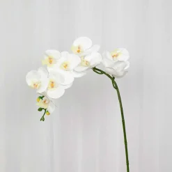 KUNSTIGE BLOMNSTER - ORCHID HVID 95 CM