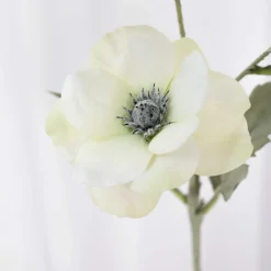 KUNSTIGE BLOMSTER - POPPY HVID 70 CM