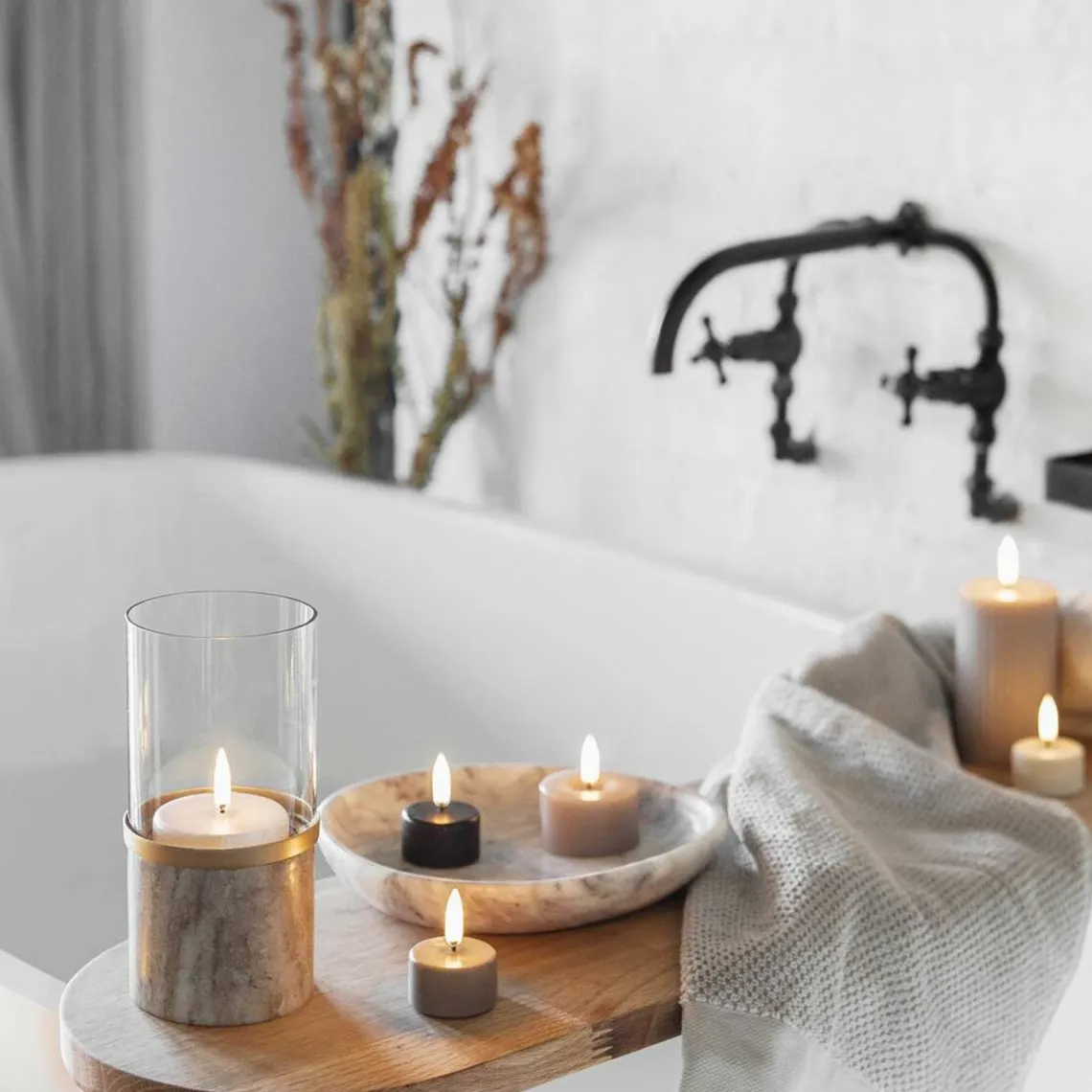 LANTERNE I MARMOR | BEIGE