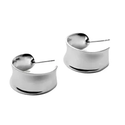 LARGE REFLECTION HOOPS | SØLV