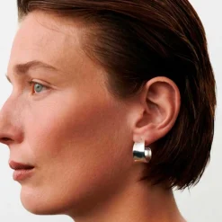 LARGE REFLECTION HOOPS | SØLV