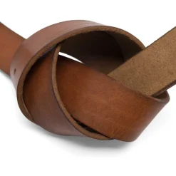 LÆDERBÆLTE M/''WESTERN'SPÆND | COGNAC