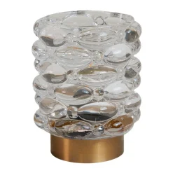 LED LAMPE I GLAS 12 CM | KLAR