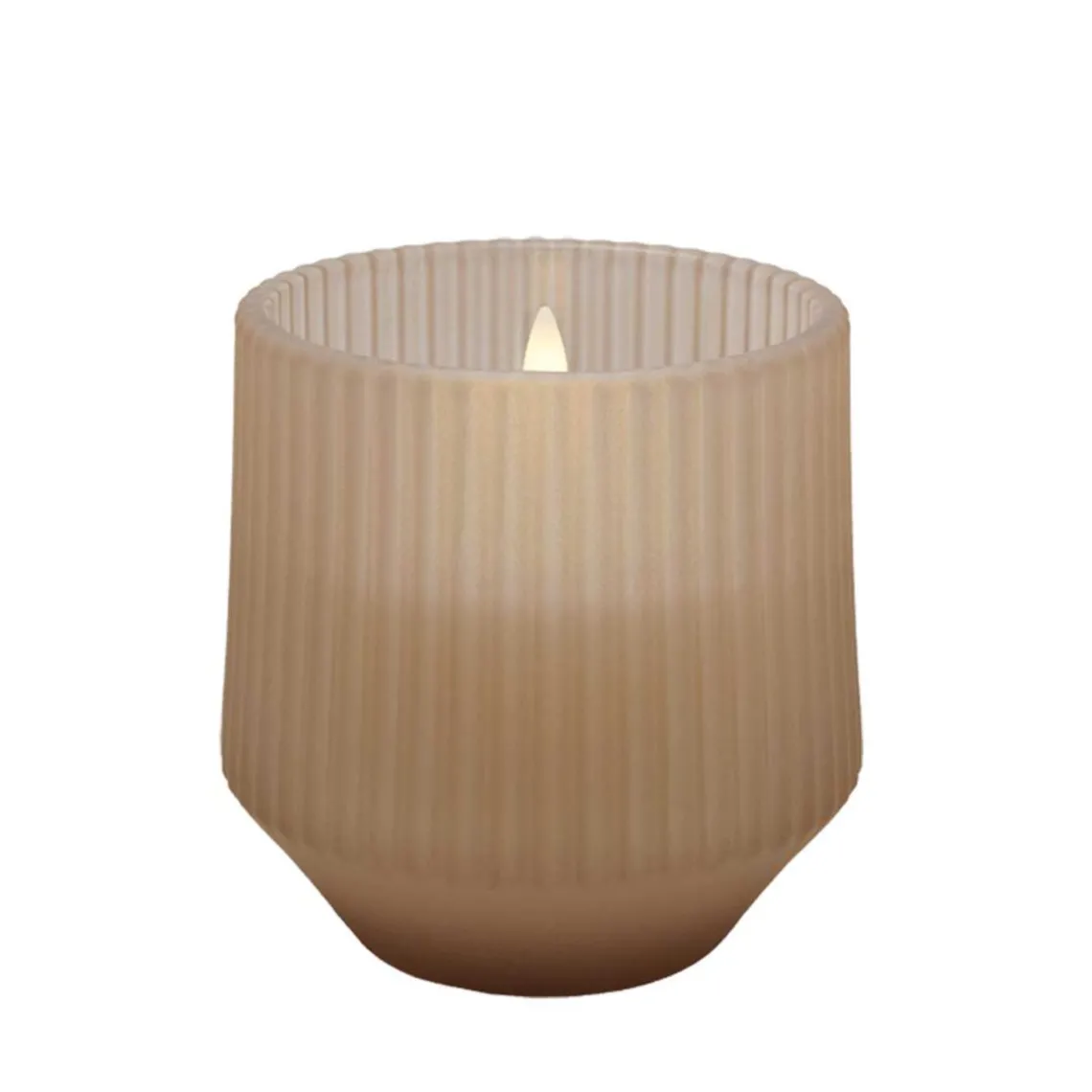 LED LYS - DUFTLYS I GLAS | BEIGE/UPLIFT