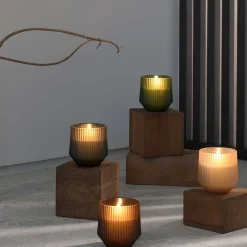 LED LYS - DUFTLYS I GLAS | BEIGE/UPLIFT