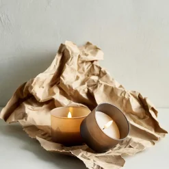 LED LYS - GLAS 8,5X6 CM | BEIGE