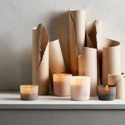 LED LYS - GLAS 9,2X10,2 CM | GRÅ