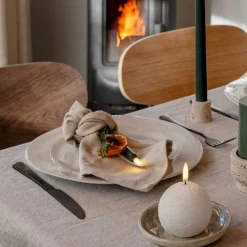 LED RUNDT LYS 7X7 CM - GLITTER | HVID