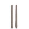 LED TAPER CANDLE TWIN PACK | SANDSTONE
