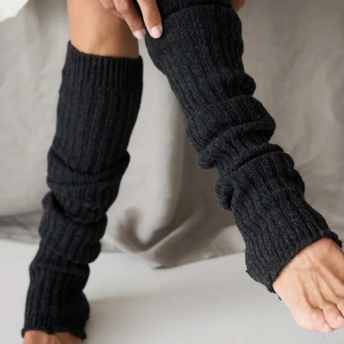 LEGWARMERS | CHARCOAL MELANGE