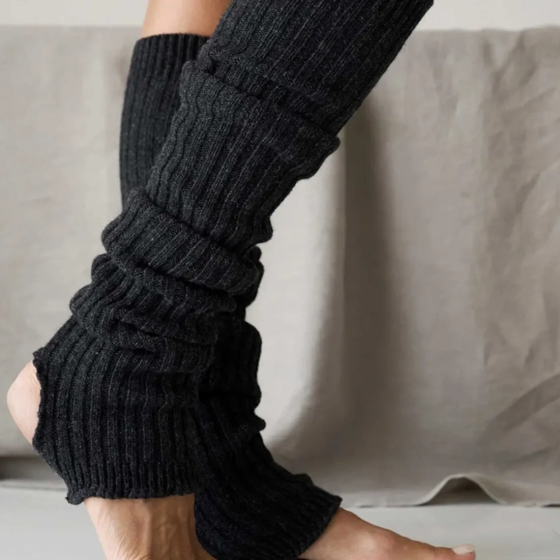 LEGWARMERS | CHARCOAL MELANGE