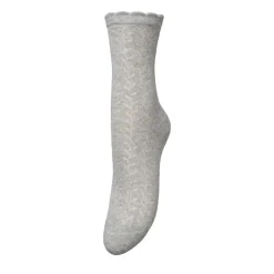 LEOFA COTTA SOCK | LIGHT GREY MELANGE