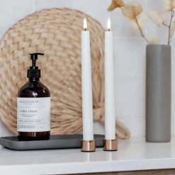 LIGHT CANDLEHOLDER 3,2X2,3 CM | ROSEGOLD