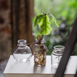 LILLE GLASVASE CA. 6 CM | RUND