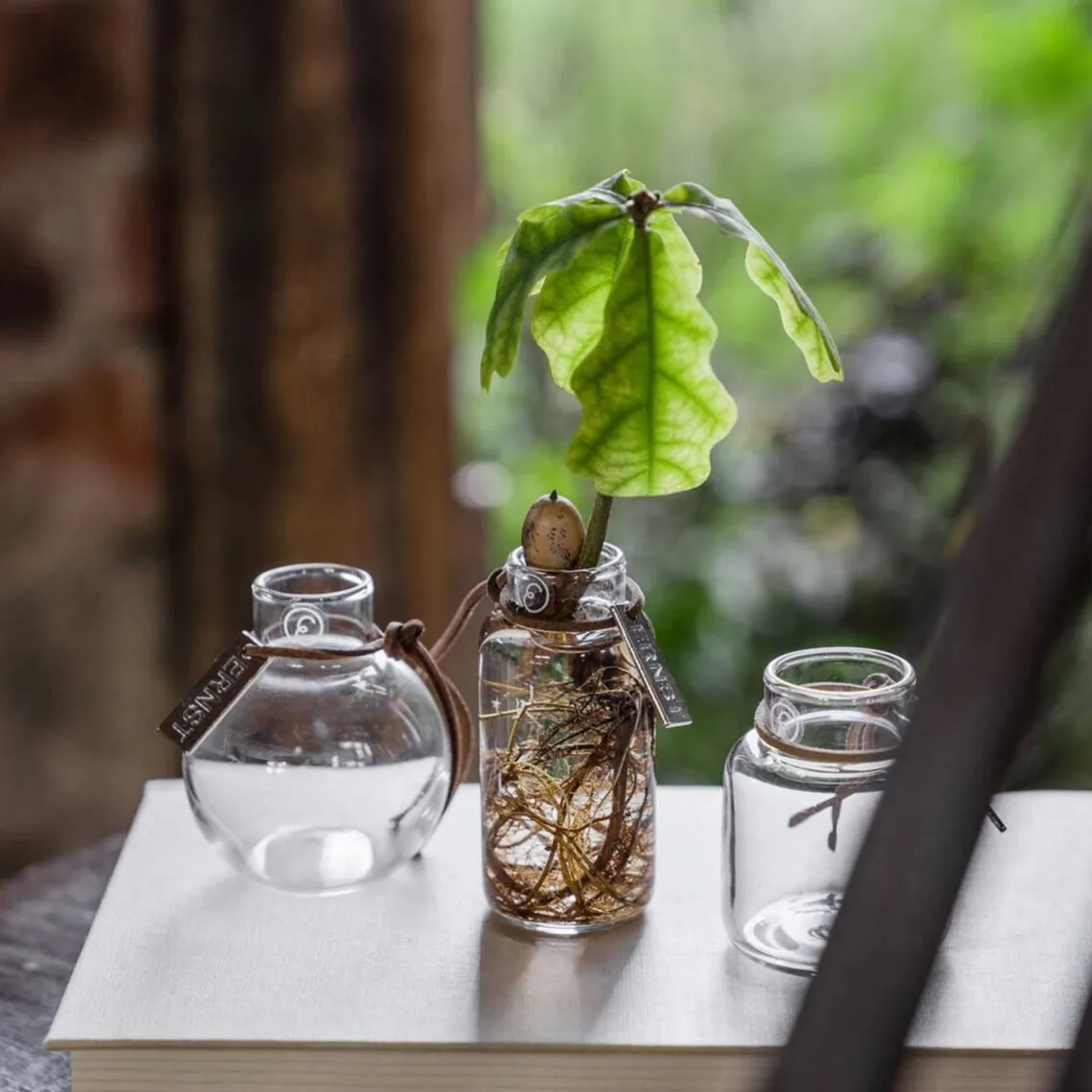 LILLE GLASVASE CA. 6 CM | RUND