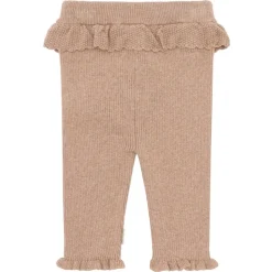 LISA KNIT RIB BUKSER | BISCUIT