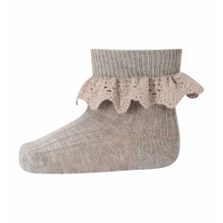 LISA STRØMPER M/BLONDE | LIGHT BROWN MELANGE