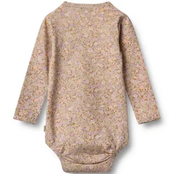 LIV BODYSTOCKING M/LANGE ÆRMER | LILAC FLOWER MEADOW